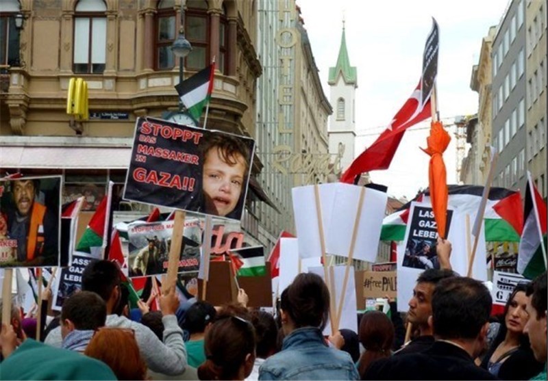 تظاهرات علیه جنایت اسرائیل علیه مردم غزه در کشورهای مختلف  دنیا –&nbsp;فیلم