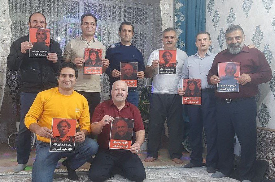 اعضای سندیکا، ابراهیم مددی، داود رضوی و فعالین کارگری ریحانه انصاری‌نژاد و آنیشا اسداللهی را آزاد&nbsp;کنید!