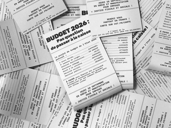 فراخوان مشترک اتحادیه های کارگری فرانسه برای اعتراض سراسری علیه لایحه بودجه&nbsp;دولت