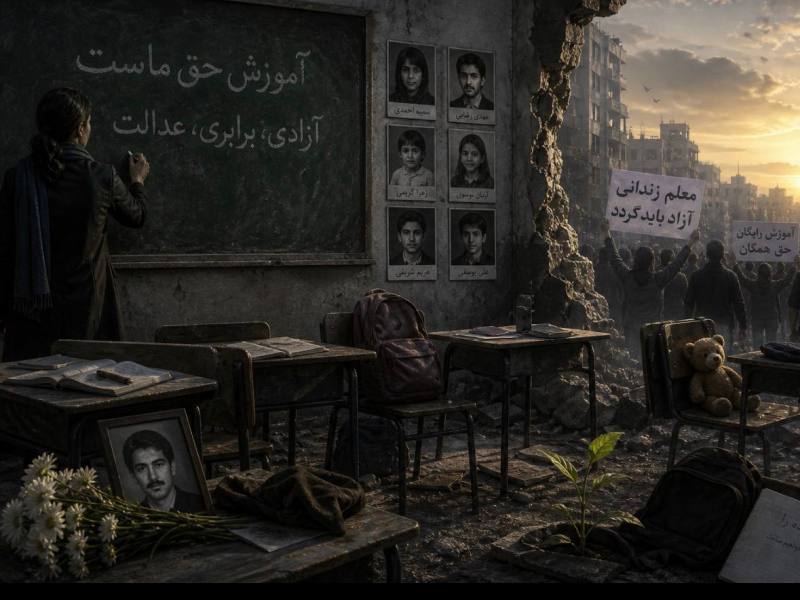 روز معلم در سایه‌ی سرکوب، جنگ و تاریخ&nbsp;زخم‌خورده!