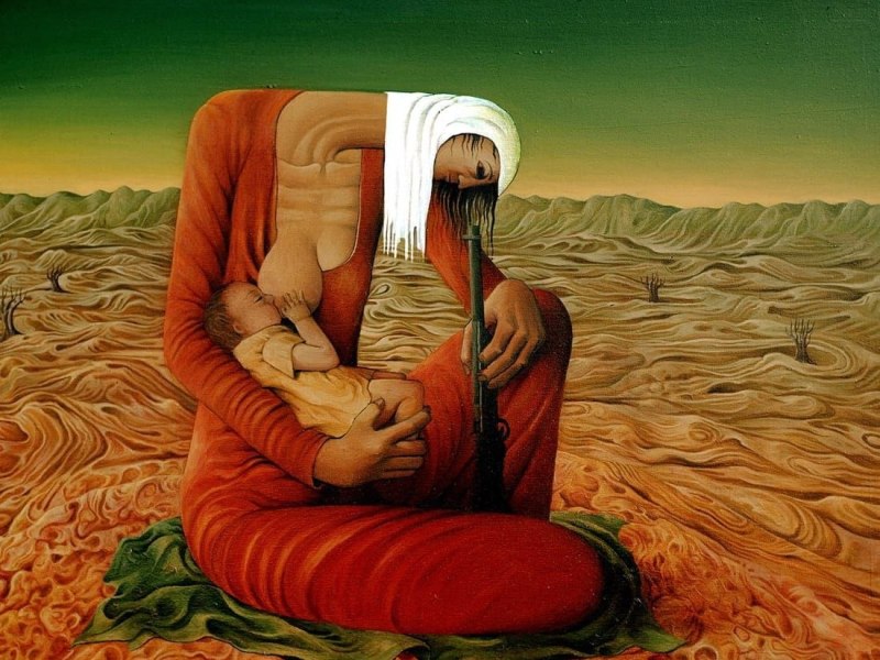 آشنائی با سلیمان منصور و آثارش؛ نقاشی که فلسطین را بر دوش&nbsp;کشید